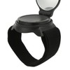 Bicycle Mirror Nylon Wrist Arm Strap Convex Design Black 5cm