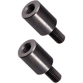 TOP LINE TP-2108 C-Foot Extension Collar, Black Coat, 0.3 inches (8 mm), Pack of 2