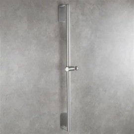 31.5 Inch Stainless Steel Shower Sliding Bar Brushed Nickel Bathroom Accessories Free Drilling Category Shower Curtain Polescolor: As Picture Color