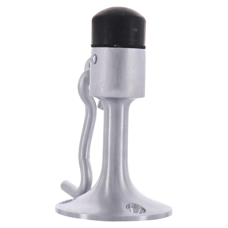 CRL Satin Chrome Finish Wall Mounted Heavy Duty Door Stop