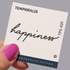 Temporalis® Temporary Tattoo, Vegan and Waterproof, EU Cosmetics, Lasts 1