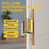 RZELOYDE Push Pull Door Handle Solid Standoffs Heavy-Duty Commerial Grade-304