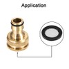 sourcing map Rubber Flat Washers 30mm OD 21mm ID 3mm