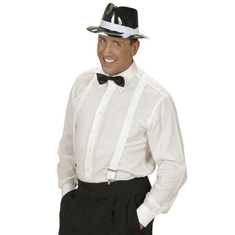 Braces White Accessory for Fancy Dress