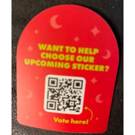 DUTCH Bros Coffee STICKER March 2023 STAY You TRUE Windmill FACE Night 2.5” x 3”