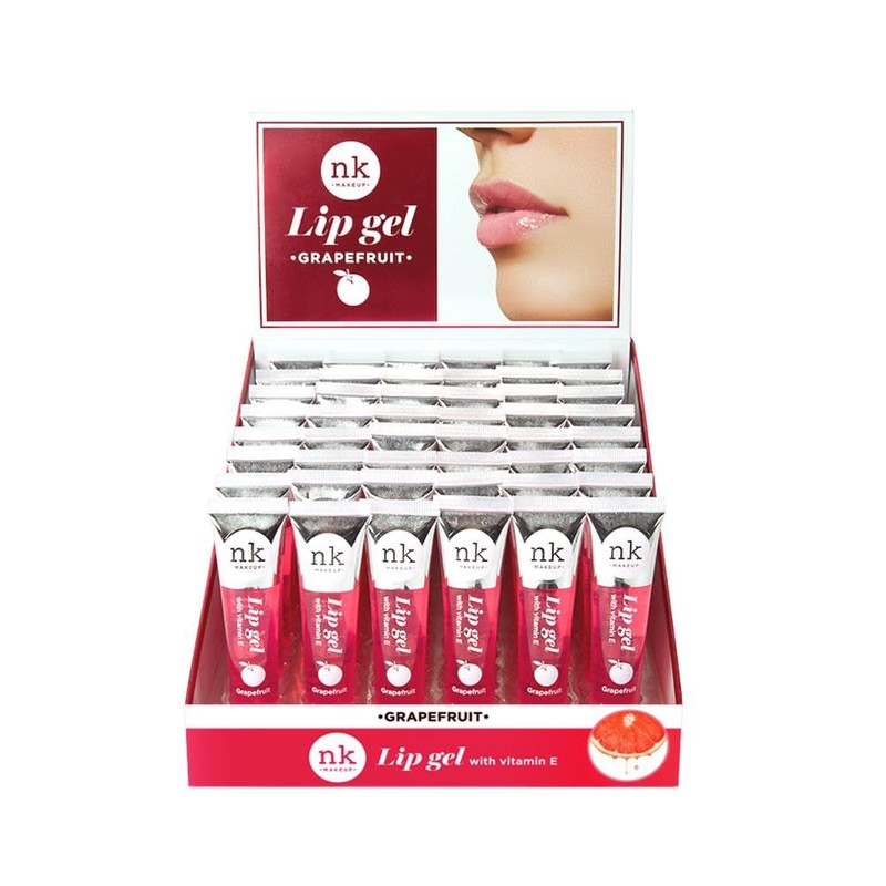 nickaknewyork NK lip gloss gel 15ml Vitamin E, Shiny, Nourishes,