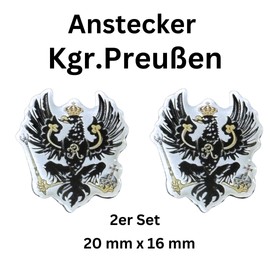 Pin Kingdom of Prussia, Set of 2, Acrylic
