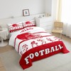 Erosebridal American Football Comforter Full Size,Football Bedding Sets for Kids