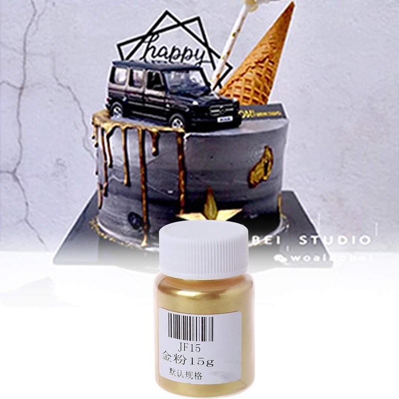 GUMEI 15g Gold Duster Edible Dust Powder for Cakes, Decoration