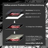 BIKE-label Tank Pad Mini 3D Transparent Compatible with Honda 501482