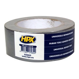 HPX MES5025 Duct Tape, 48 mm x 25 m, Silver