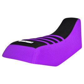 Honda Fourtrax TRX 70 Gripper Seat Cover 1986 - 1987  PURPLE -BLACK- PURPLE #279