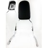 SMT-Flame Backrest Sissy Bar Leather Pad Compatible With Honda Shadow
