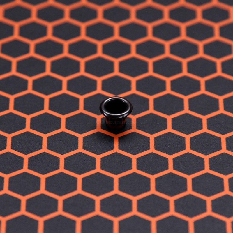 KYDEX Thermoform Sheet - (Honeycomb Camo) - (Hunter Orange/Black -