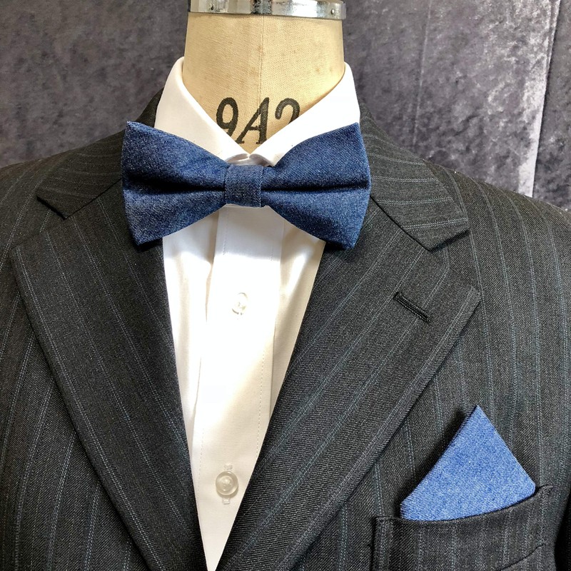 [Bow Tie Specialty Store nanairo] Bow Tie Pocket Square Set