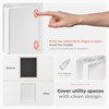 10x13 Inch White Access Panel for Drywall – ABS Plastic