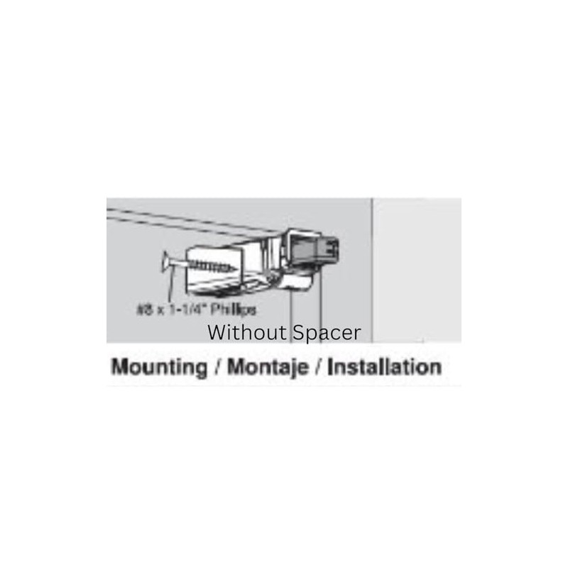 Blum 971A9700.22x10 971A BLUMOTION Cabinet Soft Close Polybag Kit for