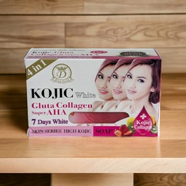 D-ne Gold Kojic White Gluta Collagen Super Aha Soap 160g
