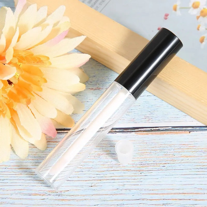 Envase De Brillo Labial, 25 Unidades, Tubo Vacío Transparent