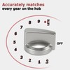 Funmit 5 Pack WB03X25796 Heavy Duty Burner Knob Exact Compatible