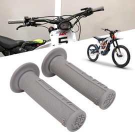 JFG Racing Sur Ron Handlebar Grips Dirt Bike Handle Bar Grips for Surron Light Bee X/S Segway X260/X160 Electric Bike EBike Gray