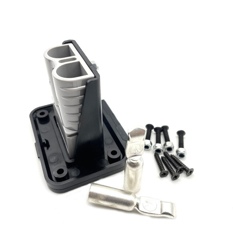 Ling-Luo 120A 12-24V DC Flush Mount Recessed Plate, Plug Mounting