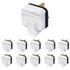 10x BG PERMAPLUG HDPT13W Heavy Duty Hard Rubber Composite 3