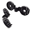 MARRTEUM Shade Cloth Plastic Clips Black Shading Net Fixed Round