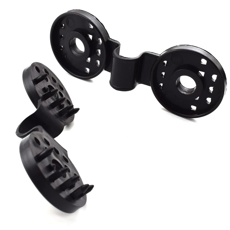 MARRTEUM Shade Cloth Plastic Clips Black Shading Net Fixed Round