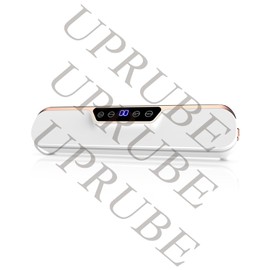 Vacuum Sealer, 120W Vacuum Sealer Machine for Dry/Moist Food, 62kPa Food Preservation System with 10" Seal Bar, Compact 13in Household Sealer（White）