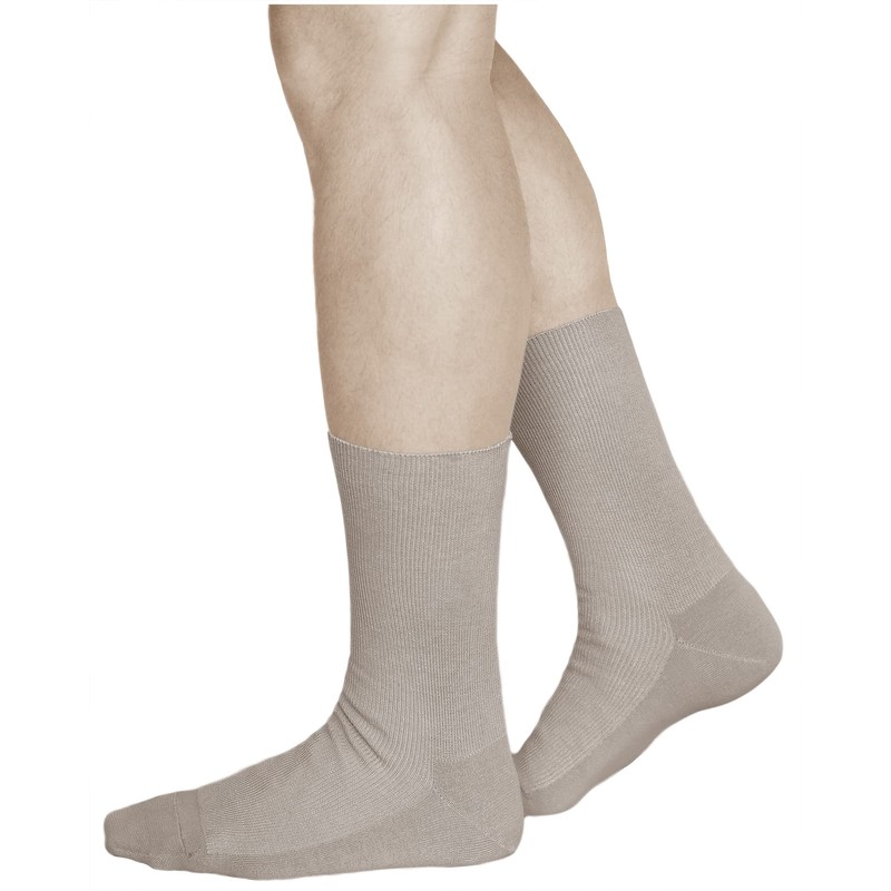 vitsocks Men's Non Elastic Top Soft All-Cotton Socks (3 PAIRS)