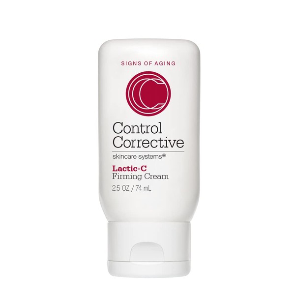 CONTROL CORRECTIVE Lactic-C Firming Cream, 2.5 Oz - 5% Lactic-Acid Based Anti-Aging Moisturizer, Hydrates, Nourishes, Tones, Balances, Combined With Vitamin C To Brighten And Smooth The Complexion