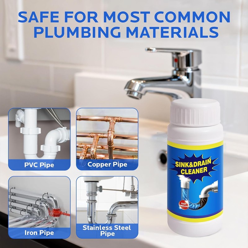 Powerful Drain Cleaner Powder for Home Plumbing Maintenance
