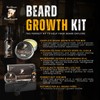 Red-Blooded Red-Blooded Bartwachstumsset – Bartroller + Bartöl + Bartbalsam –