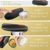 SQUADO Professional Can Opener, Electric Button One-Touch Electric Can Opener,