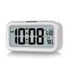 Peakeep Night Light Digital Alarm Clock Battery Operated with Indoor