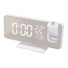 FM Radio LED Digital Smart Alarm Clock LED Digital Projection