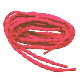GREATLACES proATHLETIC(tm) OVAL-Bubbles(tm) style 6mm Sneaker Laces Shoelaces Shoestrings - (2 pair pack) (27 Inch 69 cm, Neon Pink)