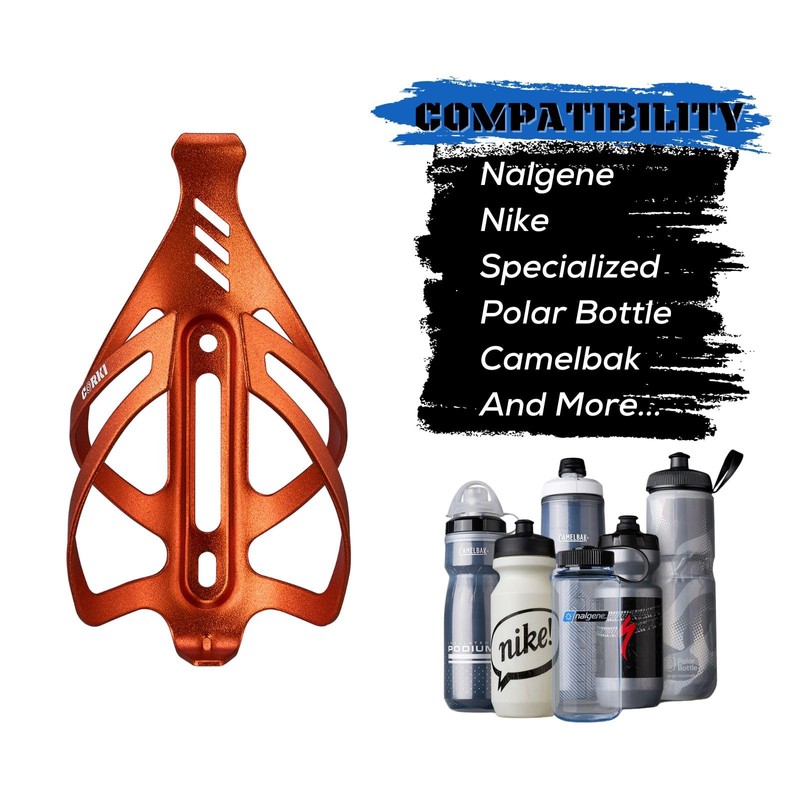 Corki Cycles Bike Water Bottle Holder, Lightweight Bicycle Cup Holder