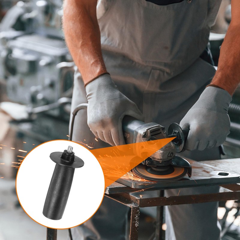 sourcing map 2pcs Rotary Tool Side Handle 8mm Thread 111mm