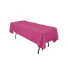 Ks Linens Polyester Rectangular Tablecloth 60"x90" (Hot Pink)