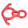 Eight Ring 50KN Rescue Eight Ring with Ears, Lightweight Aviation