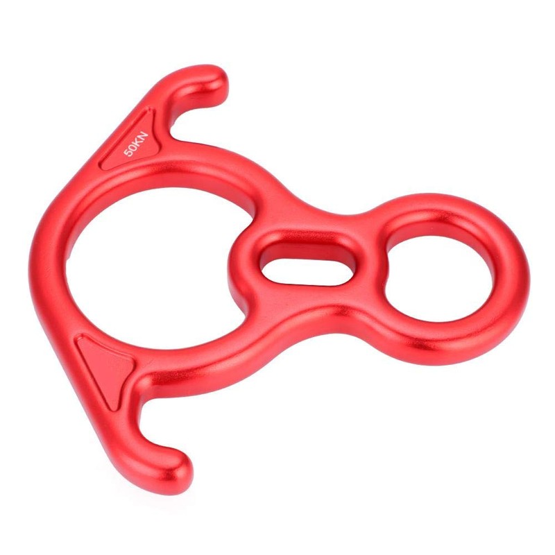 Eight Ring 50KN Rescue Eight Ring with Ears, Lightweight Aviation