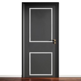 10 Pcs Door Moulding Kit Peel and Stick Door Moulding Panel Pre-Cut Door Panels Premade Wainscoting Panels for Mirror Window Frame Decor