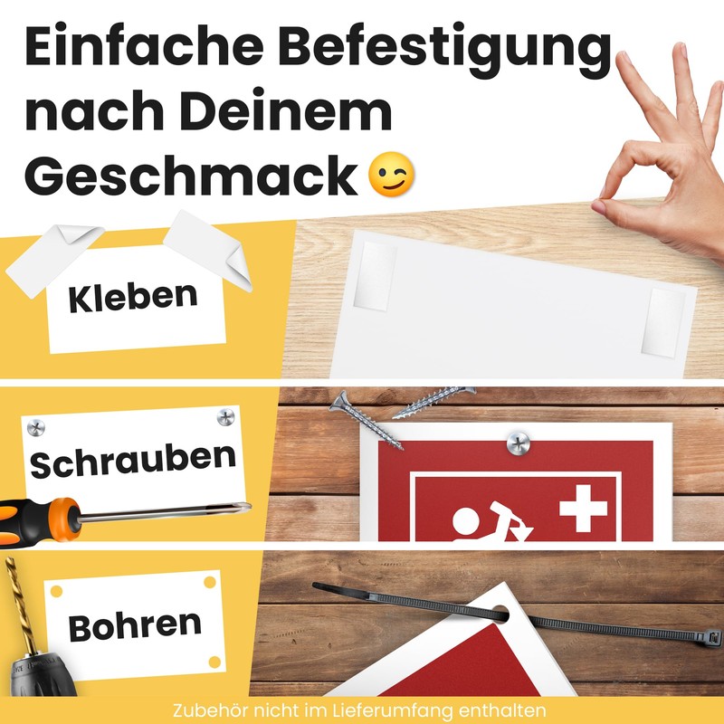 DankeDir! Saufety First - Sign 30 x 20 cm -