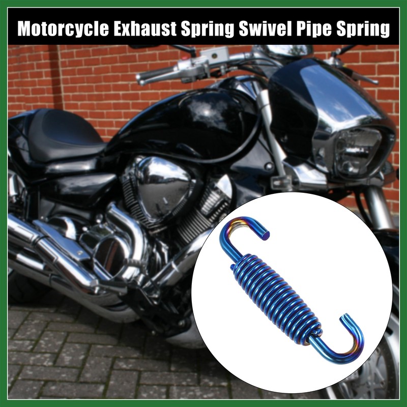 Motoforti 2 Pcs Motorcycles Universal Exhaust Pipe Spring 55mm 2.17"