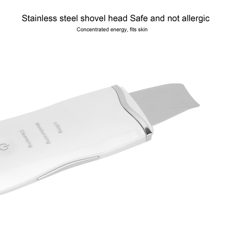 Rechargeable Ultrasonic Skin Scrubber Blackhead Removal Face Pore Cleaner Machine