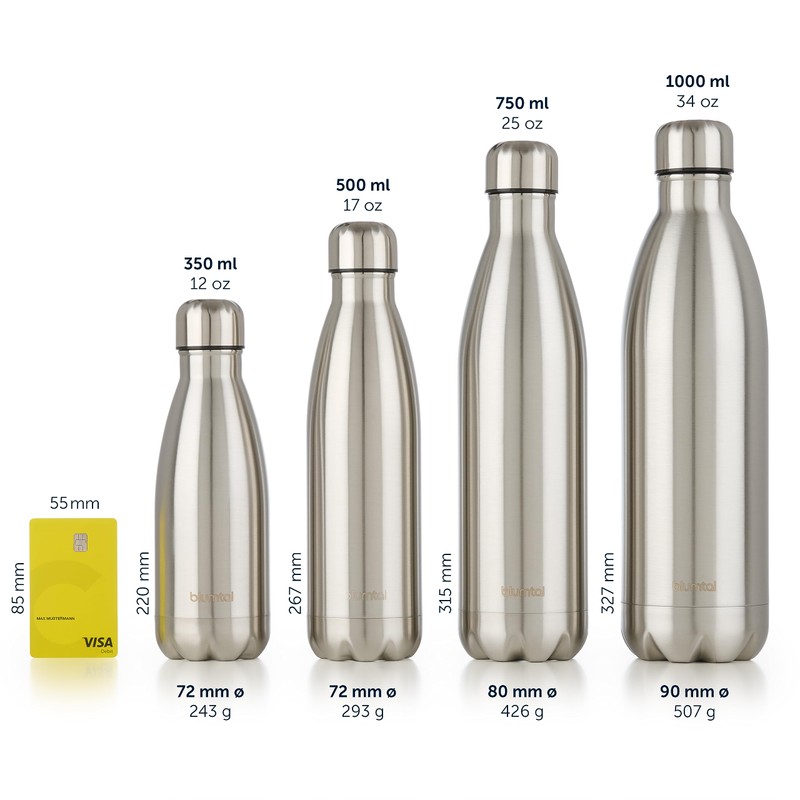 Blumtal® Charles Stainless Steel Drinking Bottle, Thermos Flask 1000 ml,