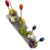 CANAPE KING Bamboo Sparkle Skewer - 100% Natural Wooden Rainbow