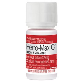 Ferro-Grad Ferro-Max C Iron & Vitamin C 30 Tablets